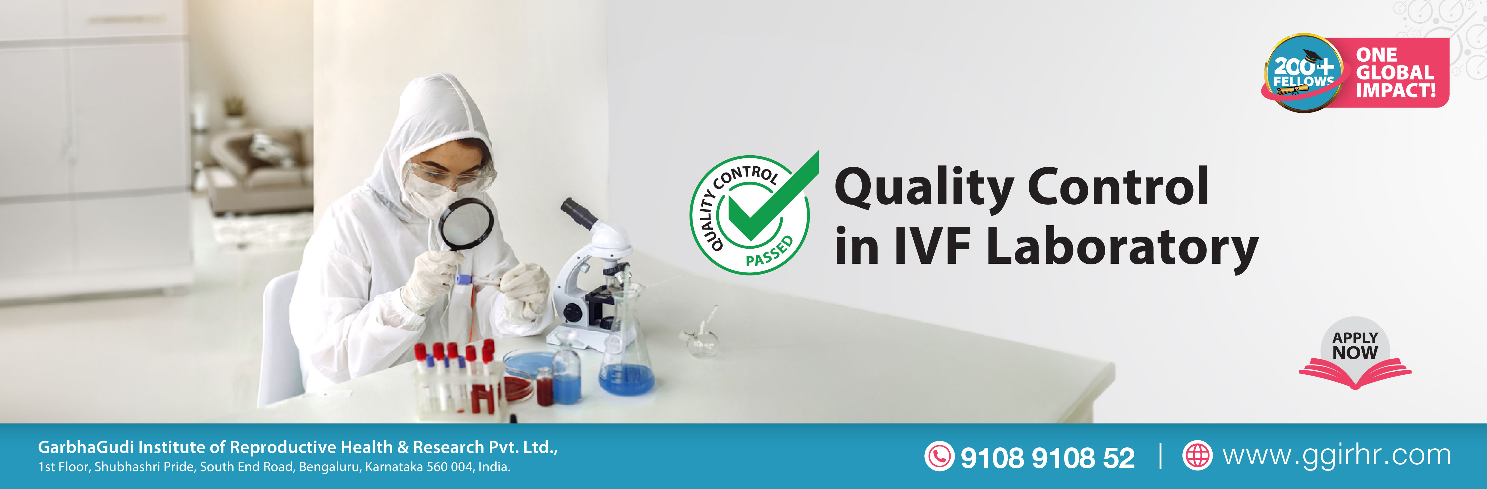 Quality Control in IVF laboratory