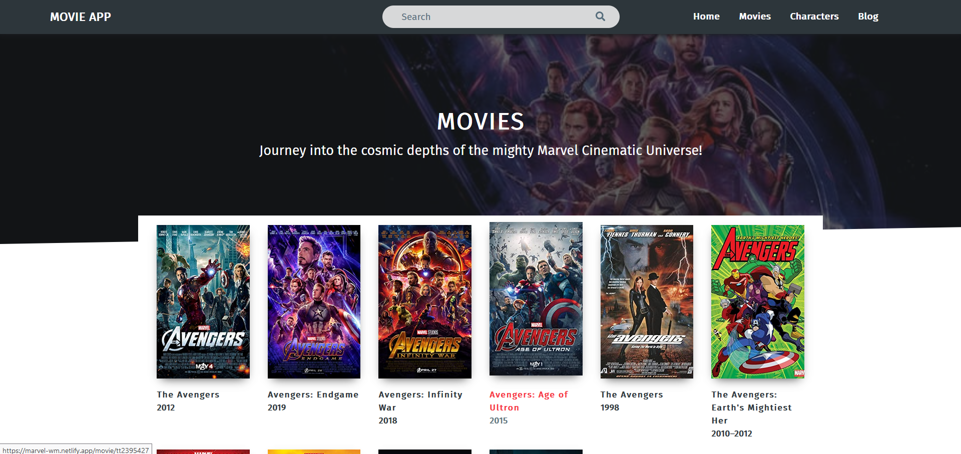 movies-app-marvel-clone