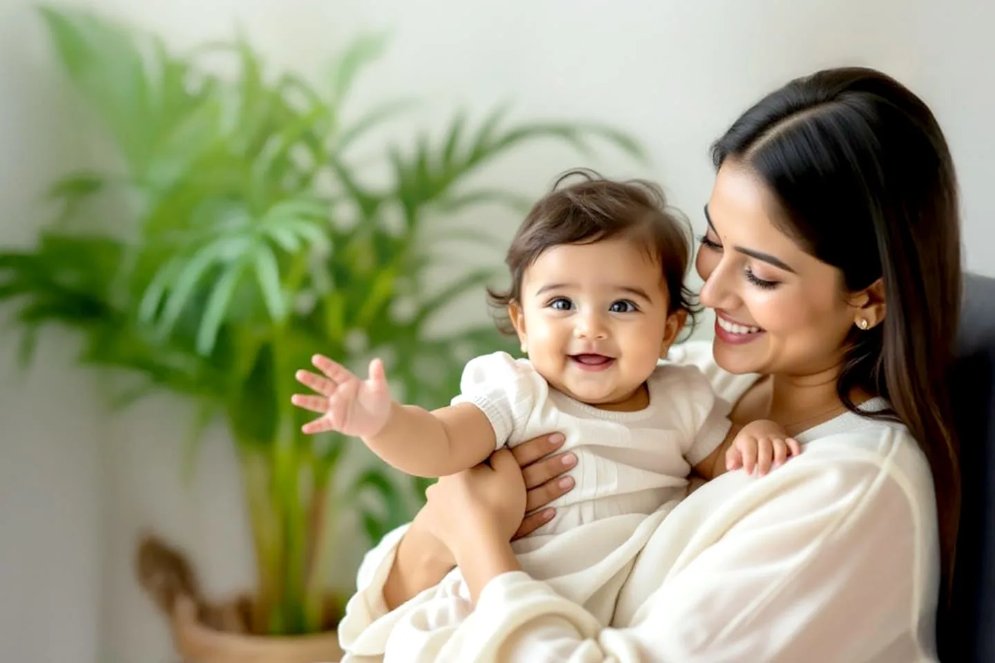 couple with baby picture