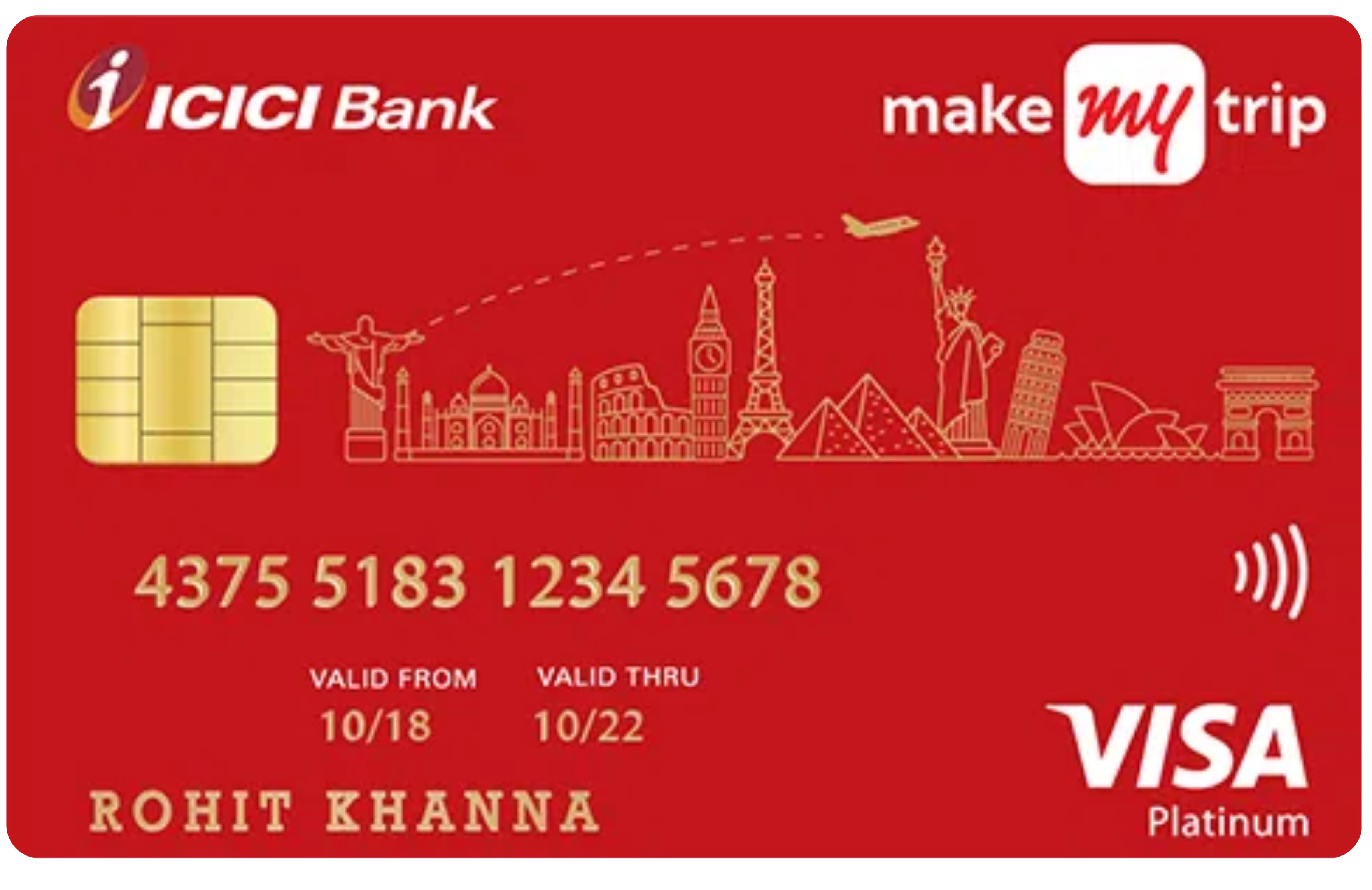 MakeMyTrip ICICI Bank Platinum Credit Card