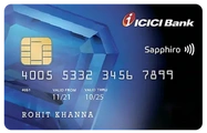 ICICI Bank Sapphiro Credit Card