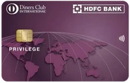 HDFC Bank Diners Club Privilege Credit Card