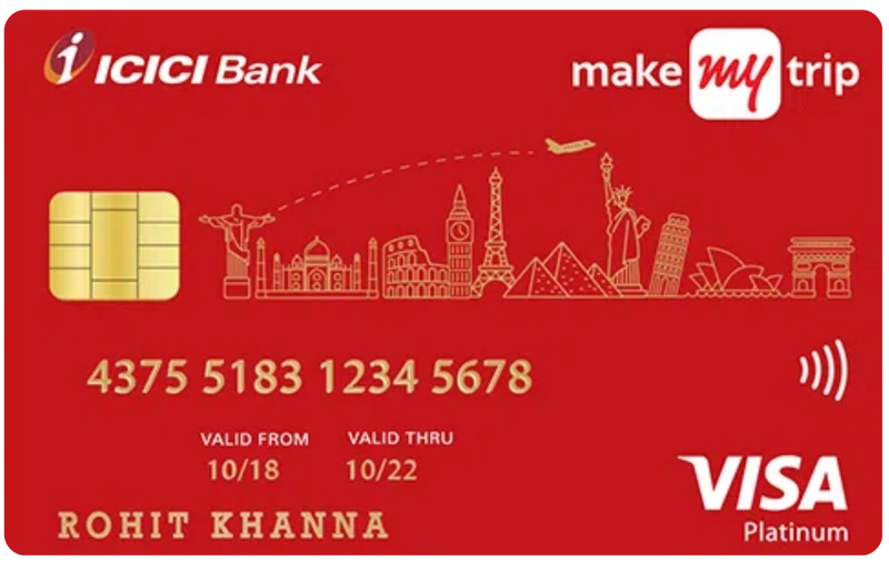 MakeMyTrip ICICI Bank Platinum Credit Card