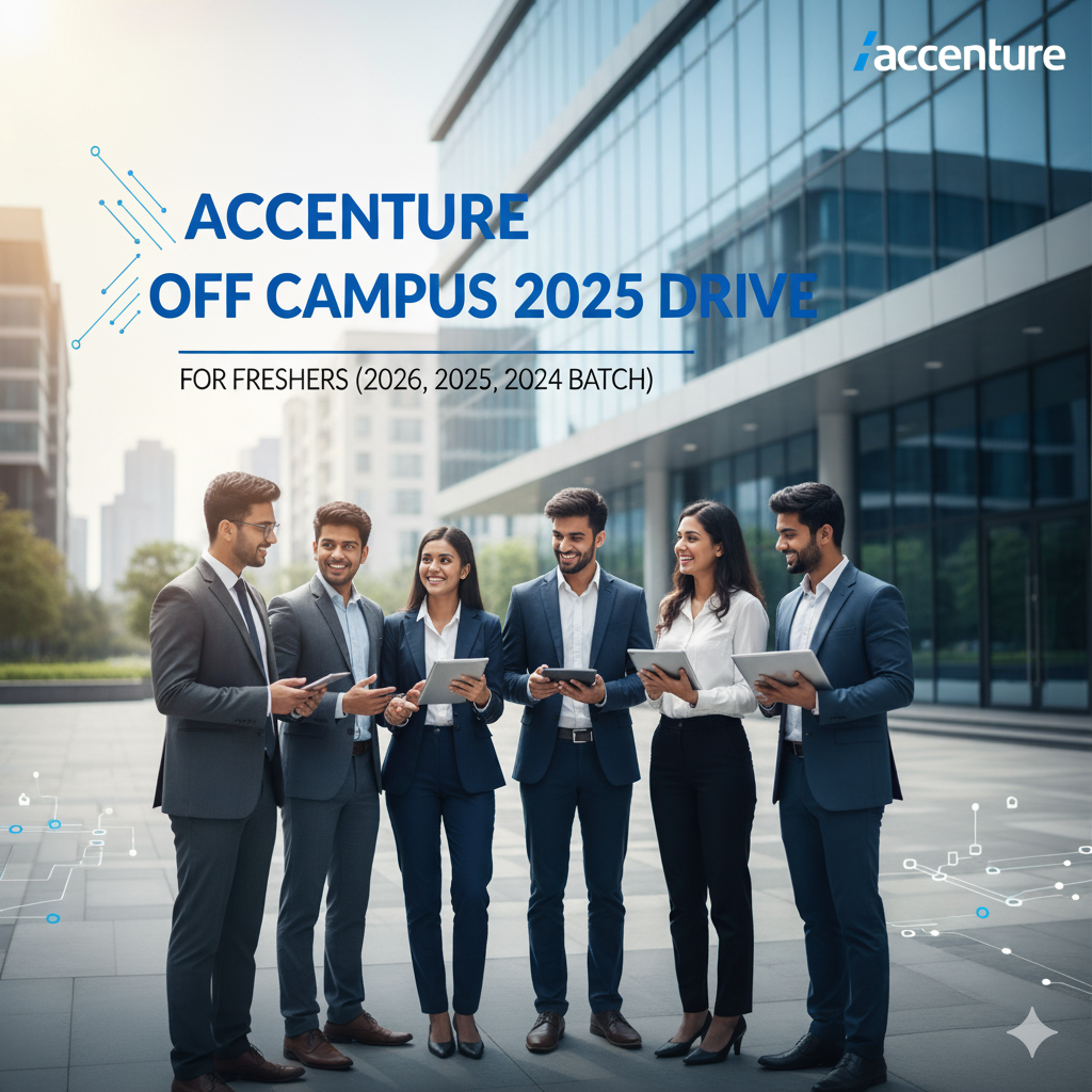 Accenture Off Campus 2025 Drive for Freshers (2026, 2025, 2024 Batch)