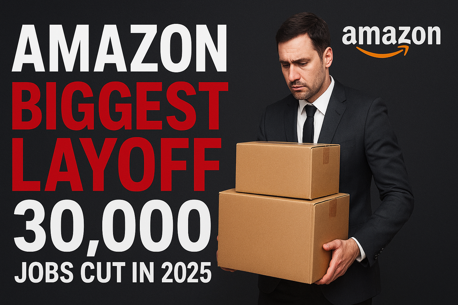 Amazon Launches Biggest Corporate Layoff in History: Up to 30,000 Jobs Cut Amid AI Restructuring – What It Means for India