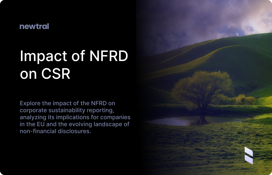 The Impact of the NFRD on Corporate Sustainability Reporting