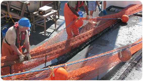 Industrial material handling on site