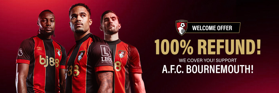 100% Refund! We Cover You! Support A.F.C. Bournemouth!