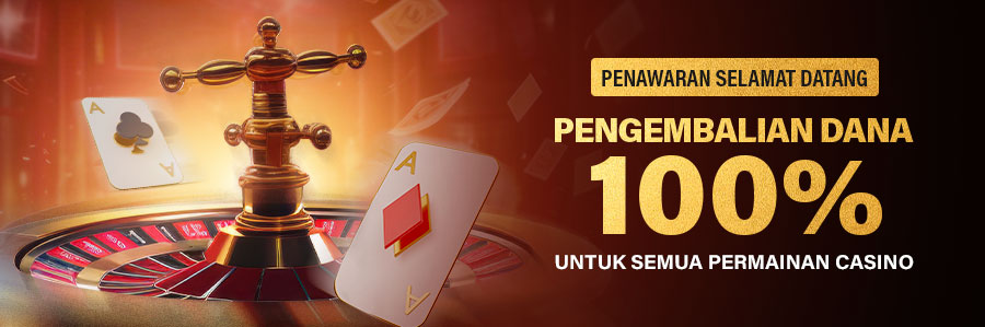 Pengembalian Dana 100% pada permainan Casino