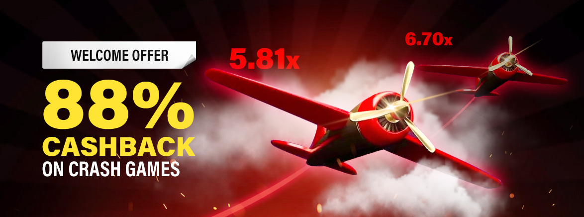 88% Crash Games Cashback