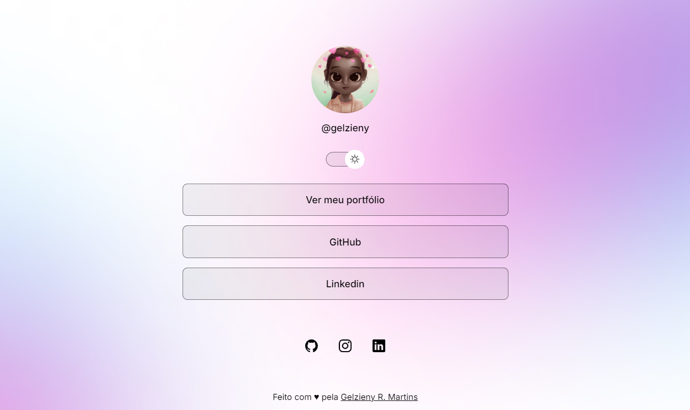Thumbnail do projeto DevLinks - Gelzieny