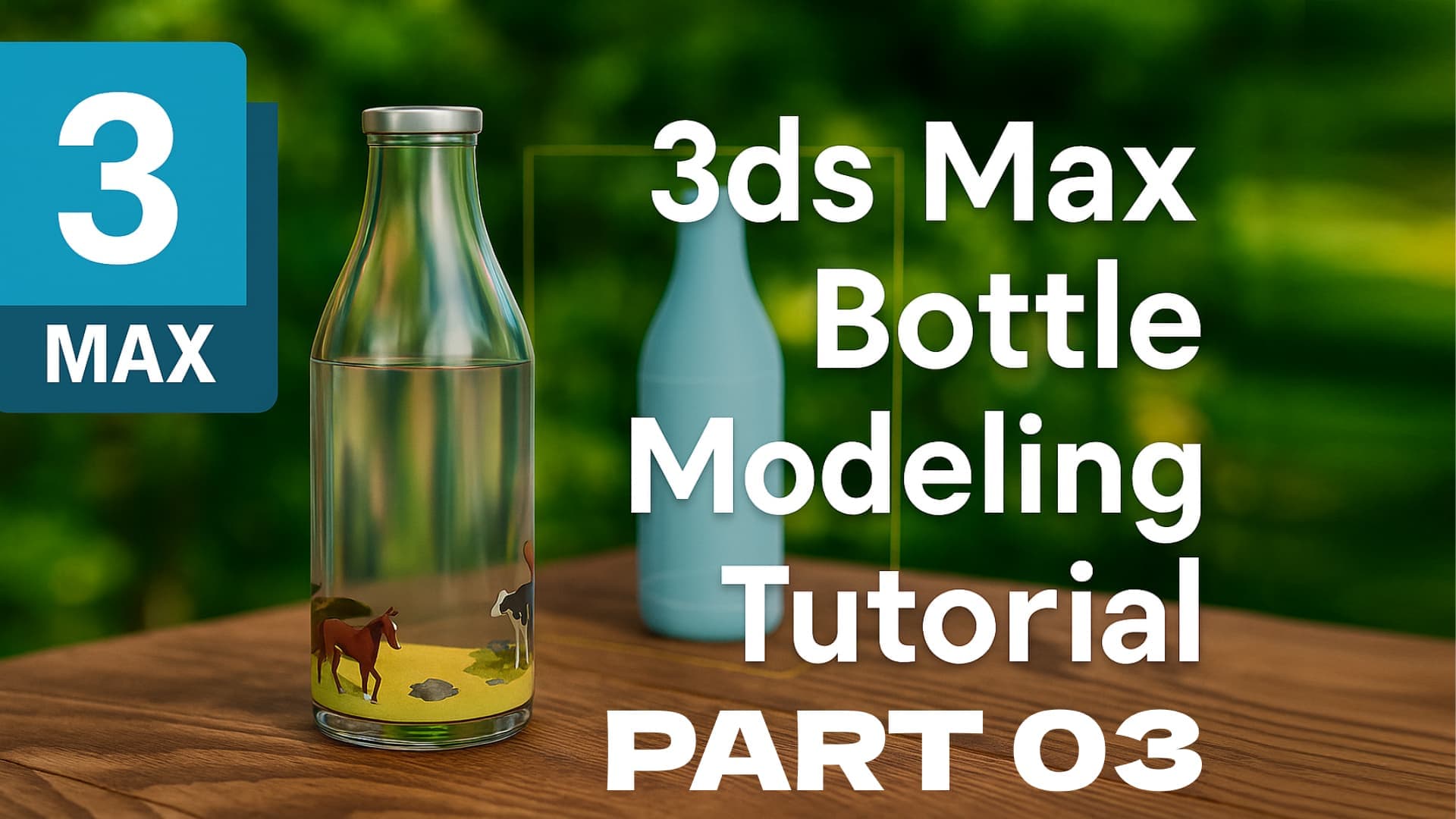 3d Product Bottle Modelling and Rendering in 3ds Max with Arnold Renderer Part 03 Rendering