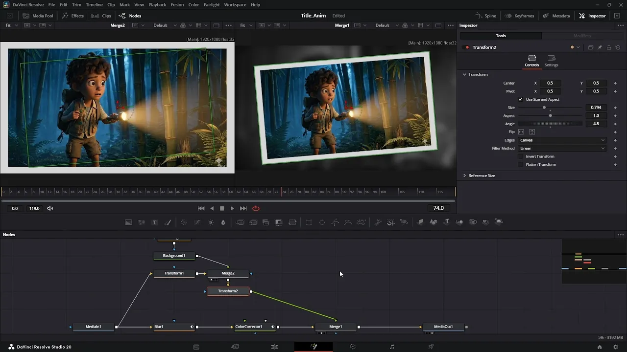 How to Create a Custom Picture-in-Picture Effect in DaVinci Resolve | Fusion Tutorial (Part 1)