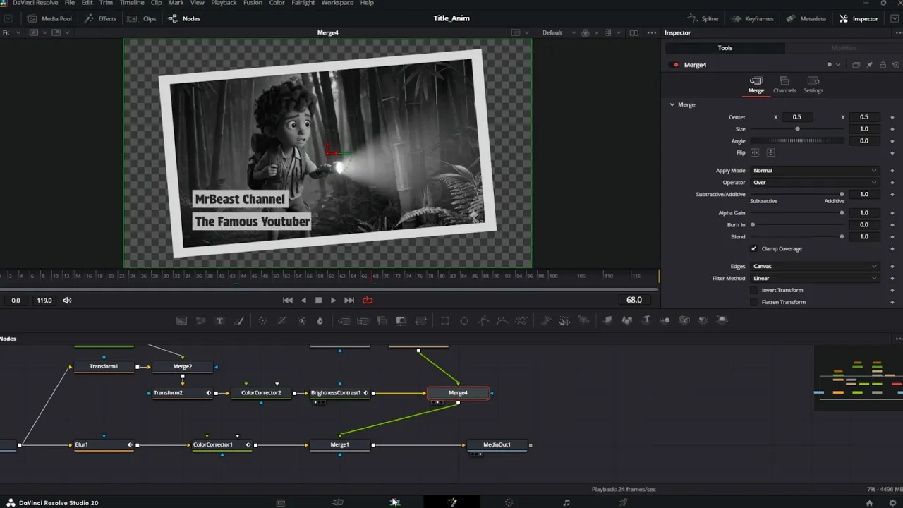 How to Create a Custom Picture-in-Picture Effect in DaVinci Resolve | Fusion Tutorial (Part 2)