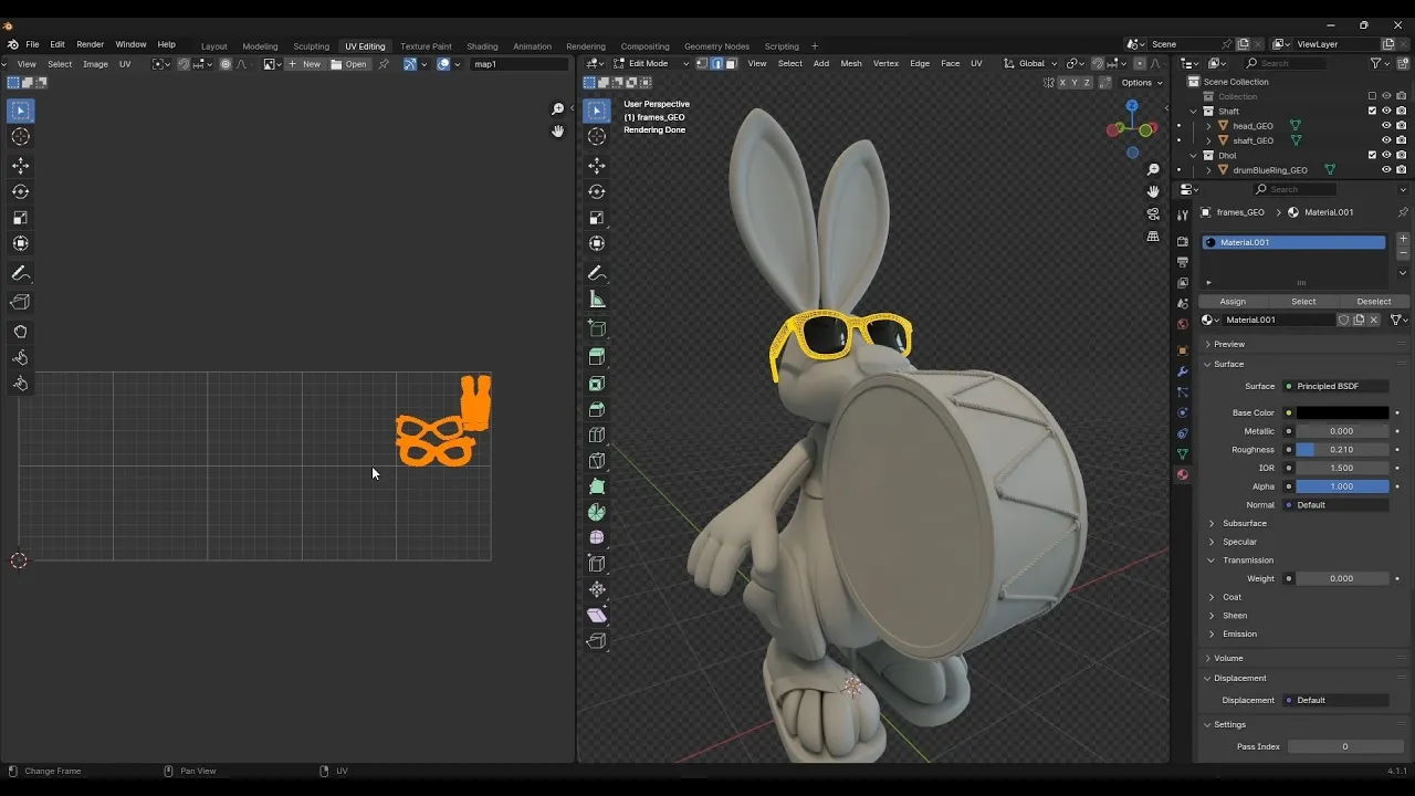 Blender UDIM add tile vertically and move UV precisely