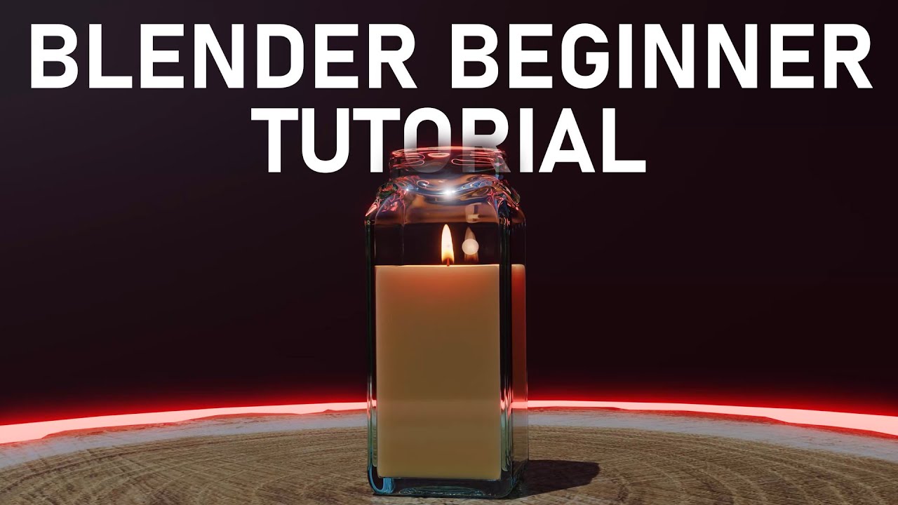 Blender Beginner Tutorial Glass Candle Part 04