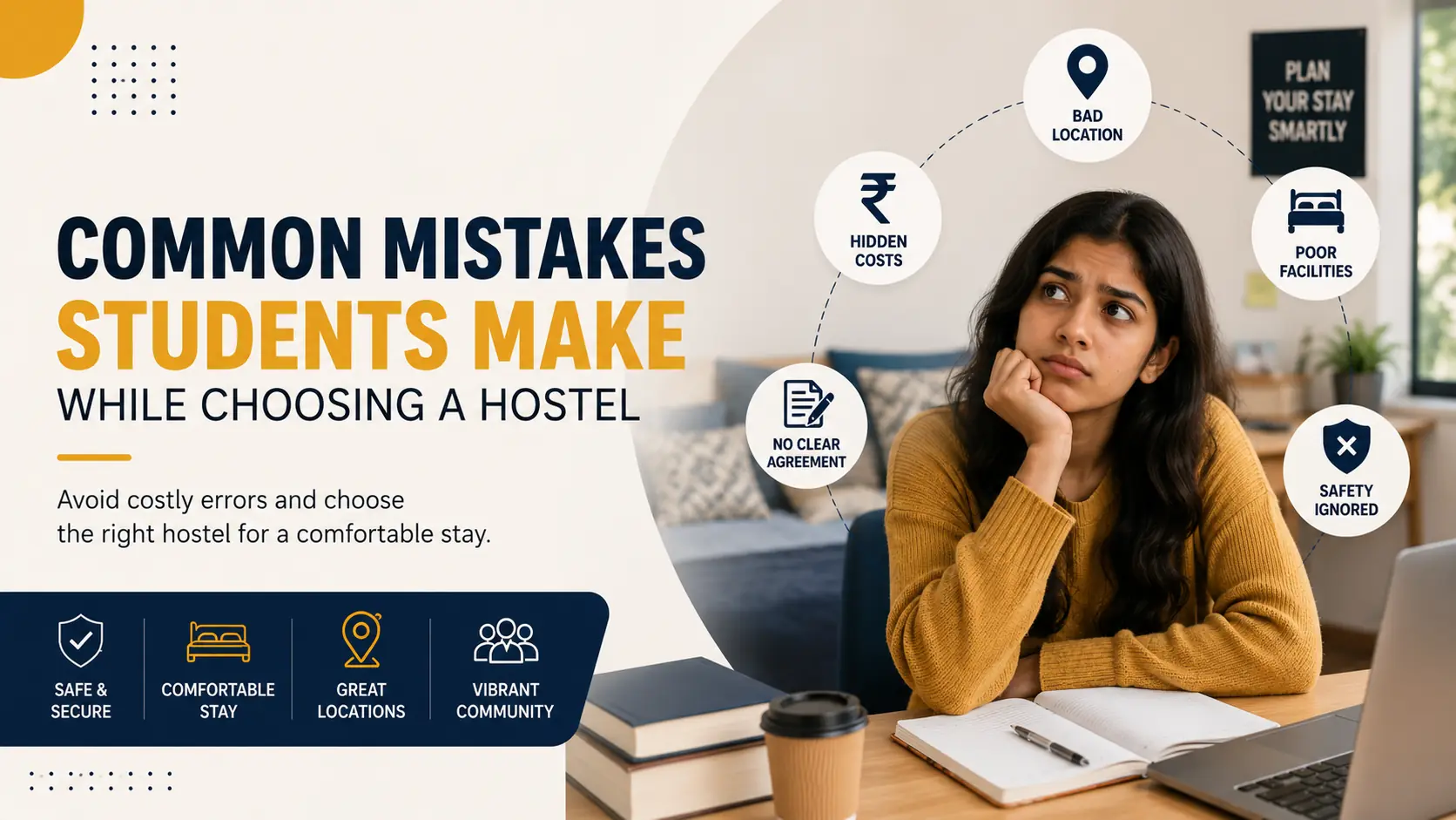 Common Mistakes Students Make While Choosing a Hostel