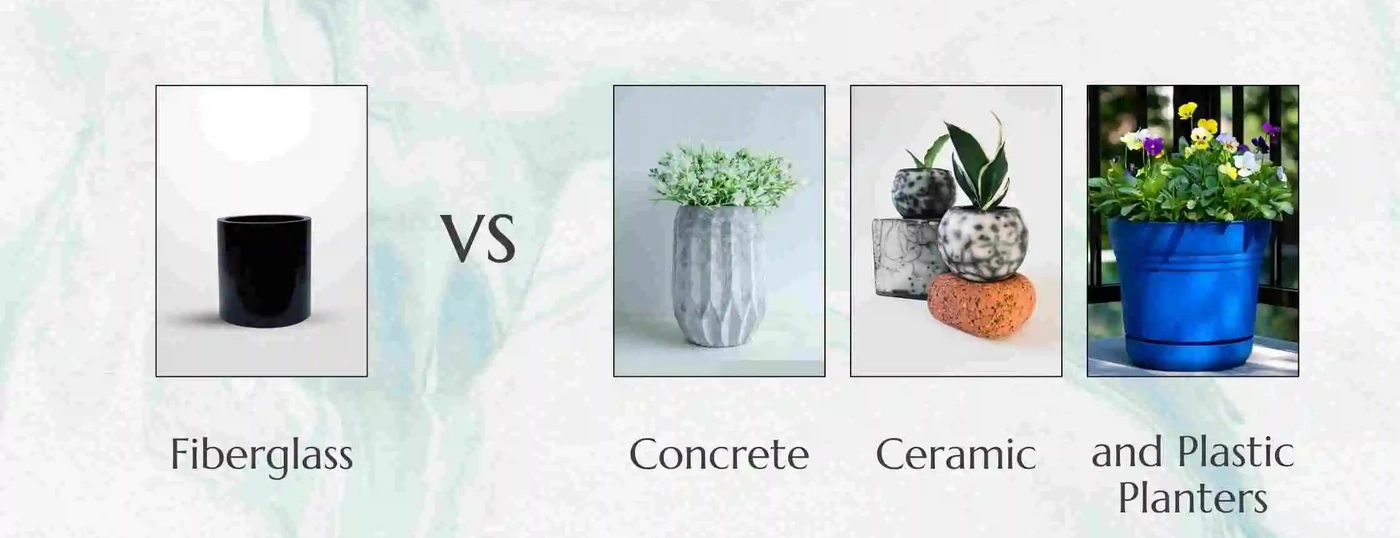 Fiberglass vs Plastic Planters: Outdoor Durability & Commercial Performance Compared