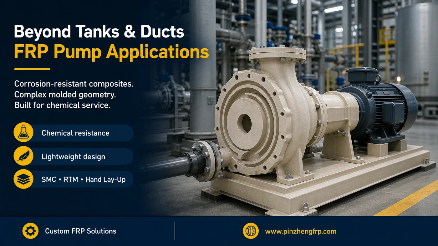 Beyond Tanks and Ducts: How FRP Is Used for Chemical Pump Casings