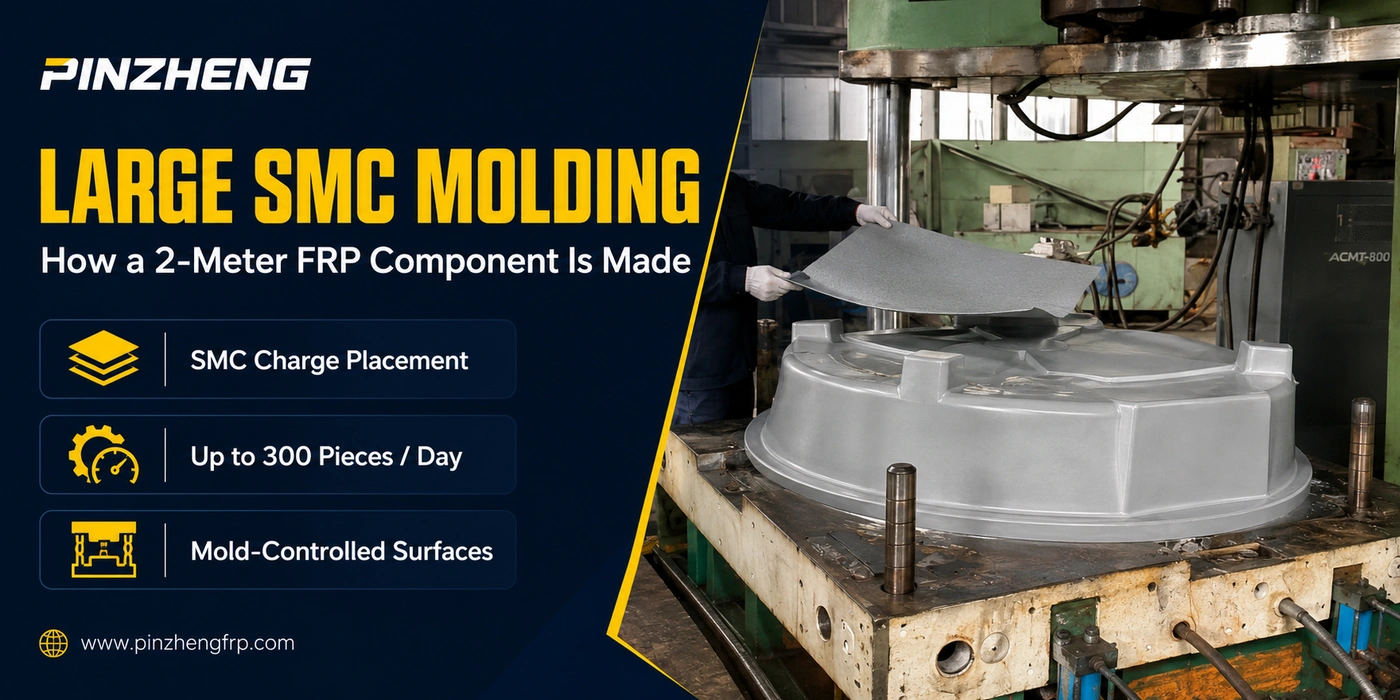 How a 2-Meter FRP Component Is Made with SMC Compression Molding