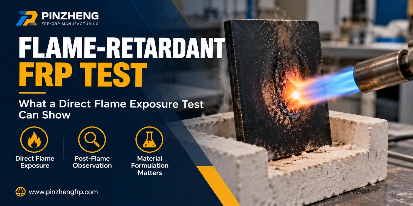 Flame-Retardant FRP Test: What a Direct Flame Exposure Test Can Show