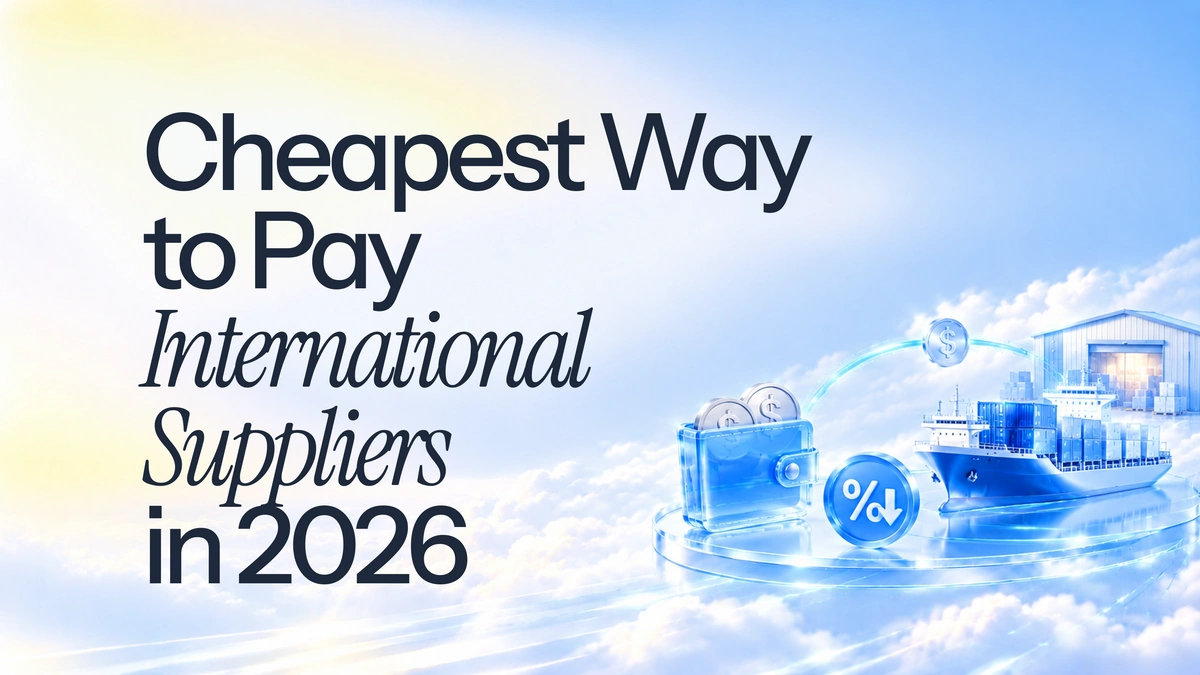 Cheapest Way to Pay International Suppliers in 2027