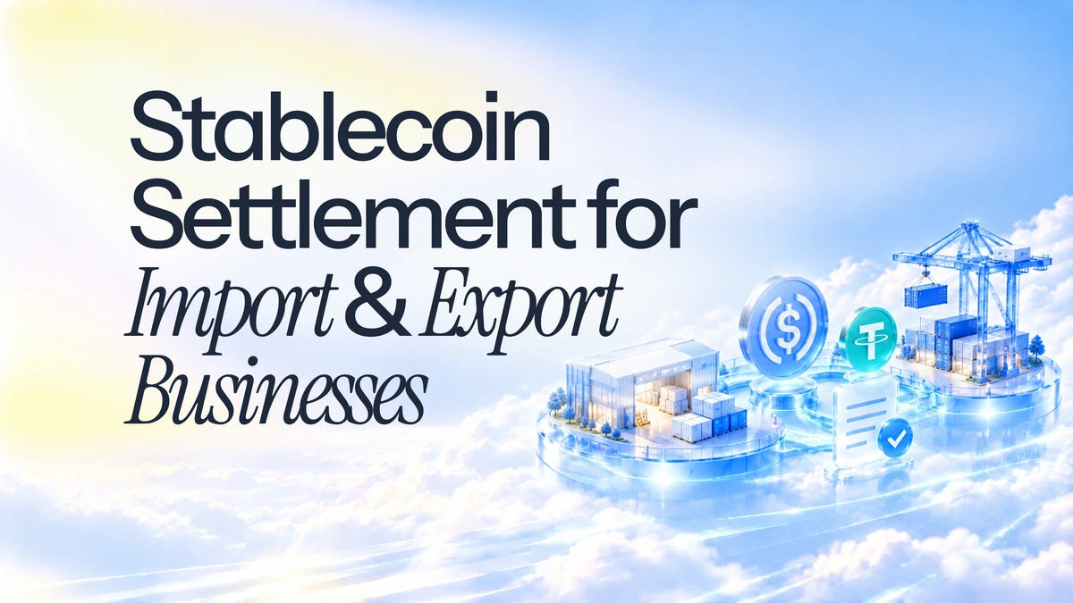 Stablecoin Settlement for Import and Export Businesses