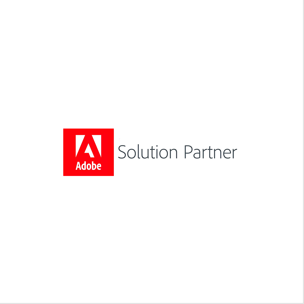 Adobe Solution Partner logo