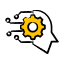 AI-enabled QA test coverage icon